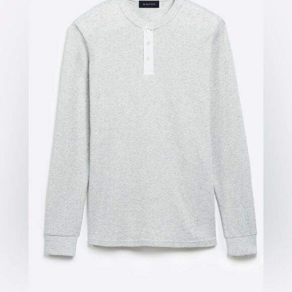 NWT Baguette Comfort Heather Henley Shirt - Picture 1 of 9